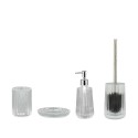 Badezimmerzubehör Zahnputzbecher Seifenschale Seifenspender aus Glas Retro Verkauf