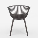 Moderner Stuhl mit Armlehnen für Esszimmer, Garten, Küche Philis Modell