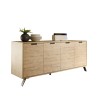 Sideboard Wohnzimmer Anrichte mit 4 Türen 206 cm Holz Kalua Palma Angebot