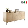 Sideboard Wohnzimmer Anrichte mit 4 Türen 206 cm Holz Kalua Palma Verkauf