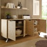 Sideboard Wohnzimmer Anrichte mit 4 Türen 206 cm Holz Kalua Palma Lagerbestand