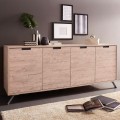Sideboard Wohnzimmer Anrichte mit 4 Türen 206 cm Holz Kalua Palma Aktion