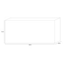 Sideboard Wohnzimmer Anrichte mit 4 Türen 206 cm Holz Kalua Palma Modell