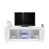 Glänzend weiß modernes Wohnzimmer TV-Ständer 2 Türen Nolux Wh Basic Sales