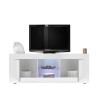 Moderner TV-Schrank Weiß Hochglanz mit 2 Türen Nolux Wh Basic Sales