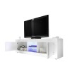 Glänzend weiß modernes Wohnzimmer TV-Ständer 2 Türen Nolux Wh Basic Rabatte