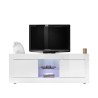 Glänzend weiß modernes Wohnzimmer TV-Ständer 2 Türen Nolux Wh Basic Katalog