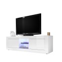 Glänzend weiß modernes Wohnzimmer TV-Ständer 2 Türen Nolux Wh Basic Angebot