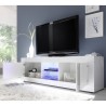 Moderner TV-Schrank Weiß Hochglanz mit 2 Türen Nolux Wh Basic Lagerbestand