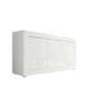 Anrichte Wohnzimmer 3-türig Sideboard 160cm Weiß Hochglanz Modis Wh Basic Angebot