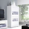 Moderne Wohnzimmer-Vitrine mit 4 Glastüren in glänzendem Weiß Tina Wh Basic Katalog