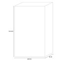Vitrine Hochglanz Weiß modernes Design für Wohnzimmer Nina Wh Basic Katalog