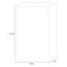 Vitrine Hochglanz Weiß modernes Design für Wohnzimmer Nina Wh Basic Katalog