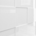 Design-Sideboard Schachmuster 3 Türen in weiß glänzendem Holz Dama Wh S Rabatte