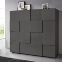 Moderne hohe Anrichte Wohnzimmer-Schrank 2 Türen 121cm Dama Lola Rt Rabatte