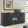Moderne Anrichte Wohnzimmer Anthrazit Hochglanz 2 Türen 2 Schubladen Dama Rt M Katalog