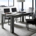 Moderner Esstisch 180x90cm Hochglanz Anthrazit Pandor Dama Aktion