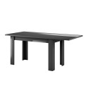 Moderner ausziehbarer Tisch 90x137-185cm hochglanz Anthrazit Fly Dama Angebot