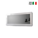 Weiße Hochglanz-Wandspiegel 75x170 cm für Flur und Wohnzimmer Miro Amalfi Verkauf