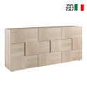 Design-Sideboard Wohnzimmer Küche 181cm Holz 3 Türen Dama Sm S Verkauf
