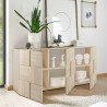 Design-Sideboard Wohnzimmer Küche 181cm Holz 3 Türen Dama Sm S Katalog