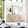 Design-Sideboard Wohnzimmer Küche 181cm Holz 3 Türen Dama Sm S Rabatte