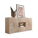 Wohnzimmer Anrichte 2 Türen 2 Schubladen Holz modernes Design Dama Sm Angebot