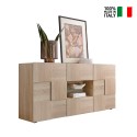 Sideboard Wohnzimmer 2 Türen 2 Schubladen aus Holz modernes Design Dama Sm Verkauf
