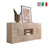 Sideboard Wohnzimmer 2 Türen 2 Schubladen aus Holz modernes Design Dama Sm Verkauf
