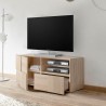 TV-Schrank aus Eichenholz 121cm mit Tür und Schublade Petite Sm Dama Rabatte