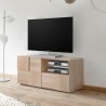 TV-Schrank aus Eichenholz 121cm mit Tür und Schublade Petite Sm Dama Aktion