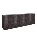 Moderne Design-Anrichte 241cm 4 Türen Hochglanz Grau Prisma Rt XL Angebot