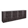 Moderne Design-Anrichte 241cm 4 Türen Hochglanz Grau Prisma Rt XL Angebot