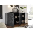 Moderne graue Hochglanz-Kommode mit 3 Türen für Küche oder Wohnzimmer Prisma Rt S Katalog