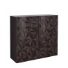 Hochschrank mit 2 Türen, modernes Design, Hochglanz Grau Prisma Tet Rt Angebot