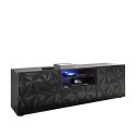 Moderner grauer TV-Schrank mit 2 Türen und 1 Schublade Alis Rt Prisma Angebot