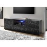 Moderner grauer TV-Schrank mit 2 Türen und 1 Schublade Alis Rt Prisma Sales
