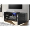 Modernes Design grau TV-Ständer 2 Türen 1 Schublade Alis Rt Prisma Rabatte