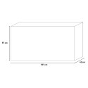 Moderner grauer TV-Schrank mit 2 Türen und 1 Schublade Alis Rt Prisma Lagerbestand