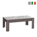 Moderner Couchtisch 65x122cm Hochglanz Grau Lanz Prisma Verkauf