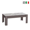 Moderner Couchtisch 65x122cm Hochglanz Grau Lanz Prisma Verkauf
