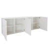 Moderne Anrichte Buffet 4 Türen, Hochglanz Weiß, 241cm Prisma Wh XL Katalog