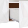 Sideboard 2 Türen 2 Schubladen 181 cm Design Hochglanz Weiß Prisma Wh M Auswahl