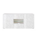 Sideboard 2 Türen 2 Schubladen 181 cm Design Hochglanz Weiß Prisma Wh M Sales