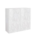 Moderne Anrichte Sideboard 2-türig in Hochglanz Weiß Prisma Tet Wh Angebot