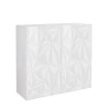 Moderne Anrichte Sideboard 2-türig in Hochglanz Weiß Prisma Tet Wh Angebot