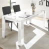Esstisch Wohnzimmer 180x90cm Hochglanz Weiß Modern Athon Prisma Katalog