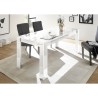 Esstisch Wohnzimmer 180x90cm Hochglanz Weiß Modern Athon Prisma Auswahl