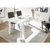 Esstisch Wohnzimmer 180x90cm Hochglanz Weiß Modern Athon Prisma Modell