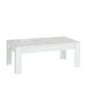 Weißer Hochglanz-Couchtisch 65x122cm Reef Prisma Angebot